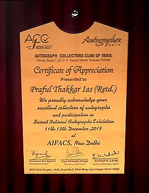 Autograph Collectors Club of India