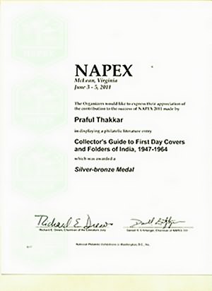 National Philatelic Exhibitions of Washington, DC - Napex 2011